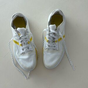 Cole Haan ZEROGRAND - white and yellow sneakers - size 9B - gently used